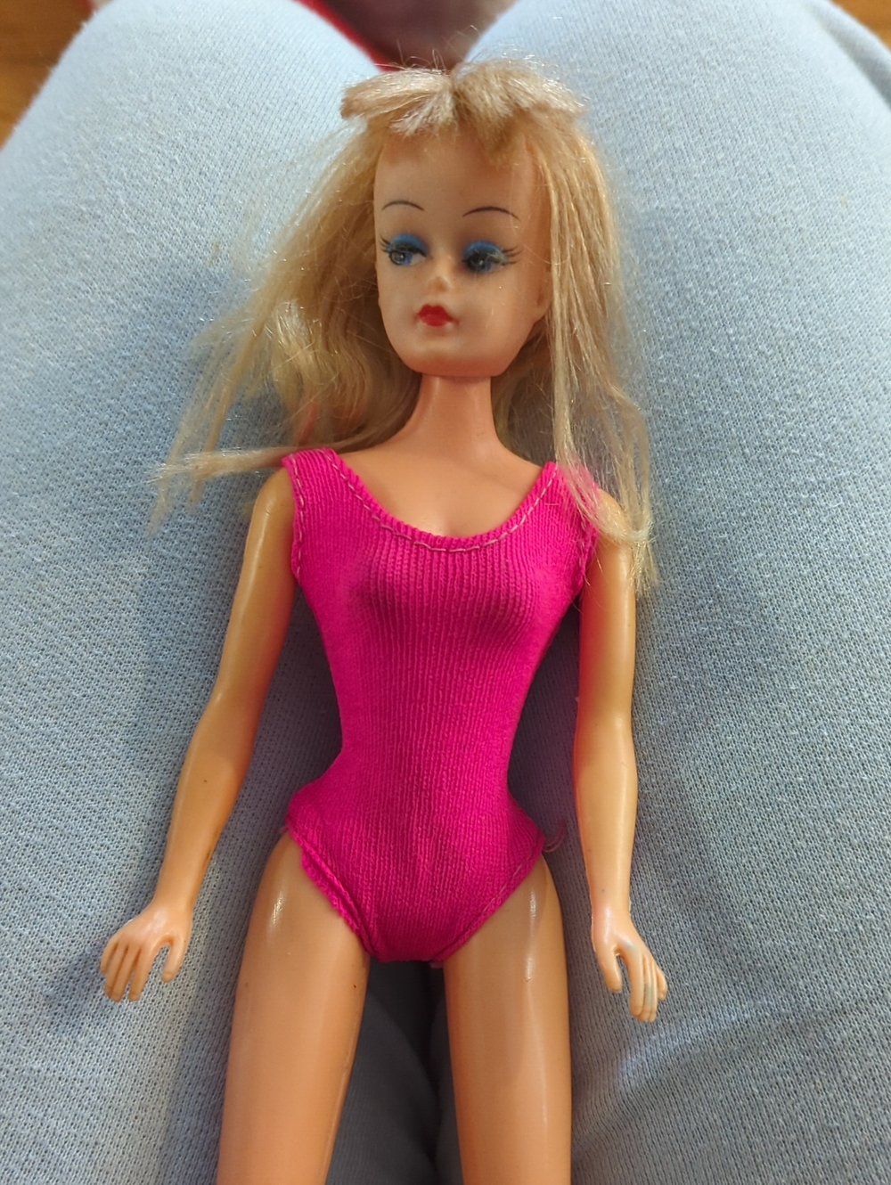 Replica Barbie 1950s Girls Hot Pink One-Piece Swimsuit